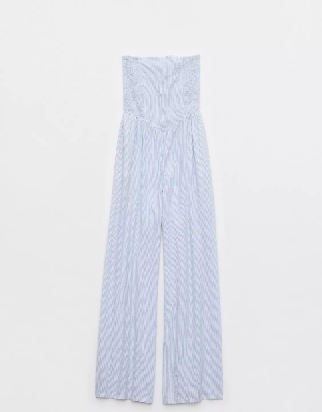 Aerie Strapless Smocked Jumpsuit | American Eagle Outfitters (US & CA)