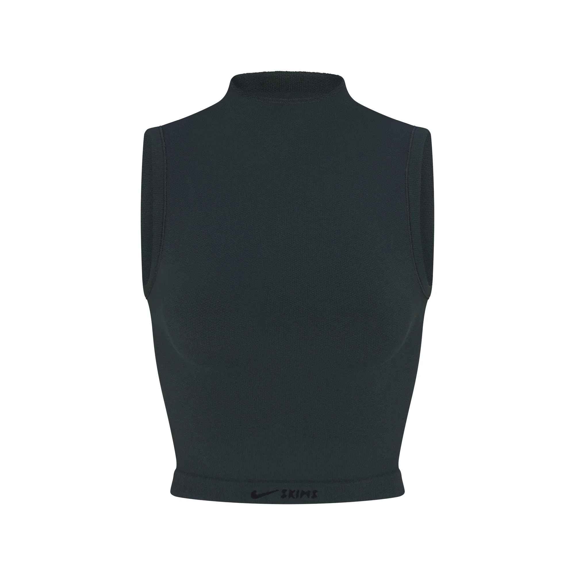 NikeSKIMS VINTAGE SEAMLESS MOCK NECK BRA TOP | DARK TEAL | SKIMS | SKIMS (US)