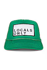 Friday Feelin Locals Only Hat in Green from Revolve.com | Revolve Clothing (Global)