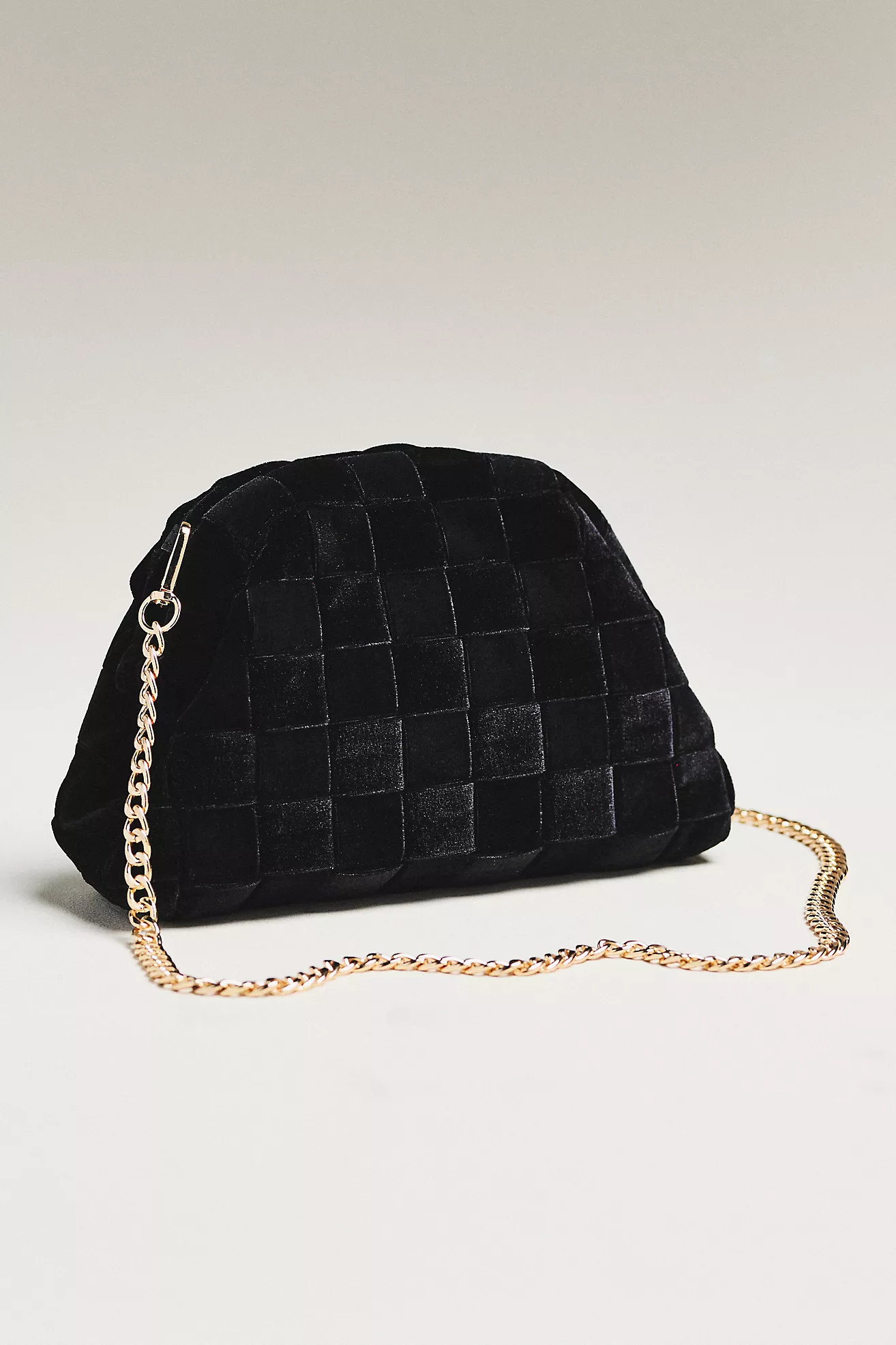 Thick Velvet Woven Clutch | Anthropologie (US)