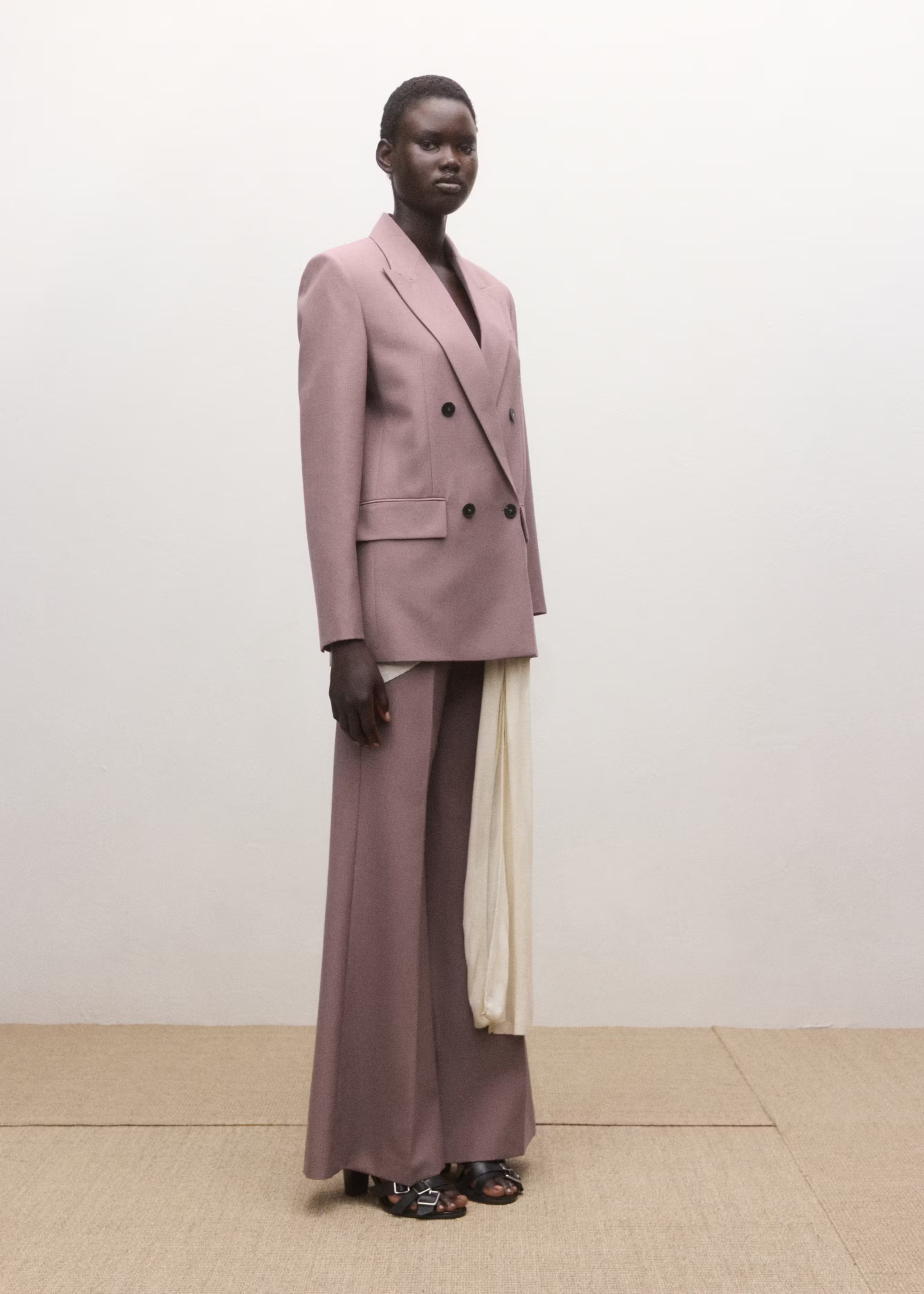 Flared wool suit pants | Mango (US/MX/AU)