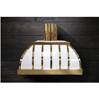 Custom Brass Range Hood White Kitchen Vent, Island Or Wall Mount | Etsy (US)