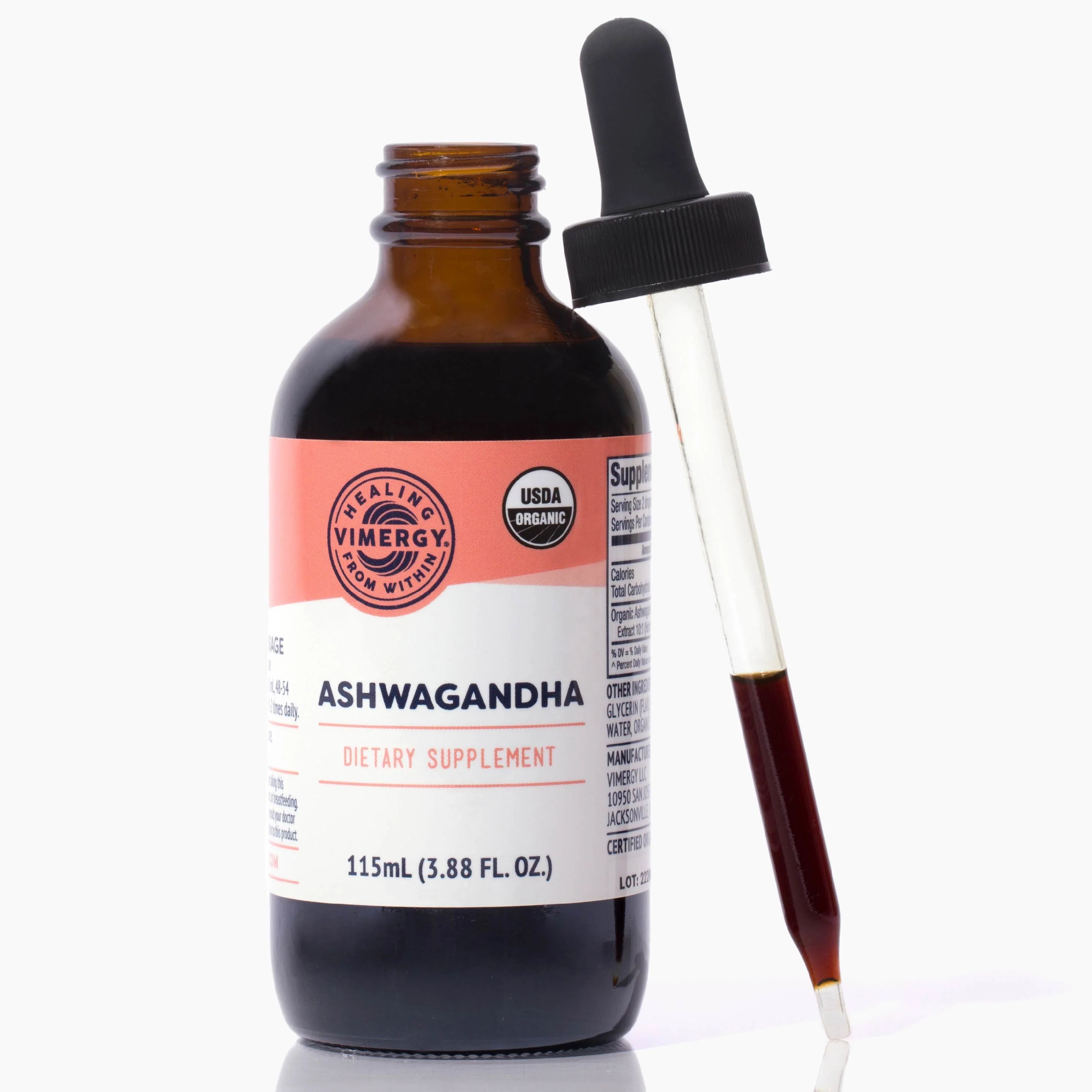 Organic Liquid Ashwagandha | Ashwagandha Supplement | Vimergy