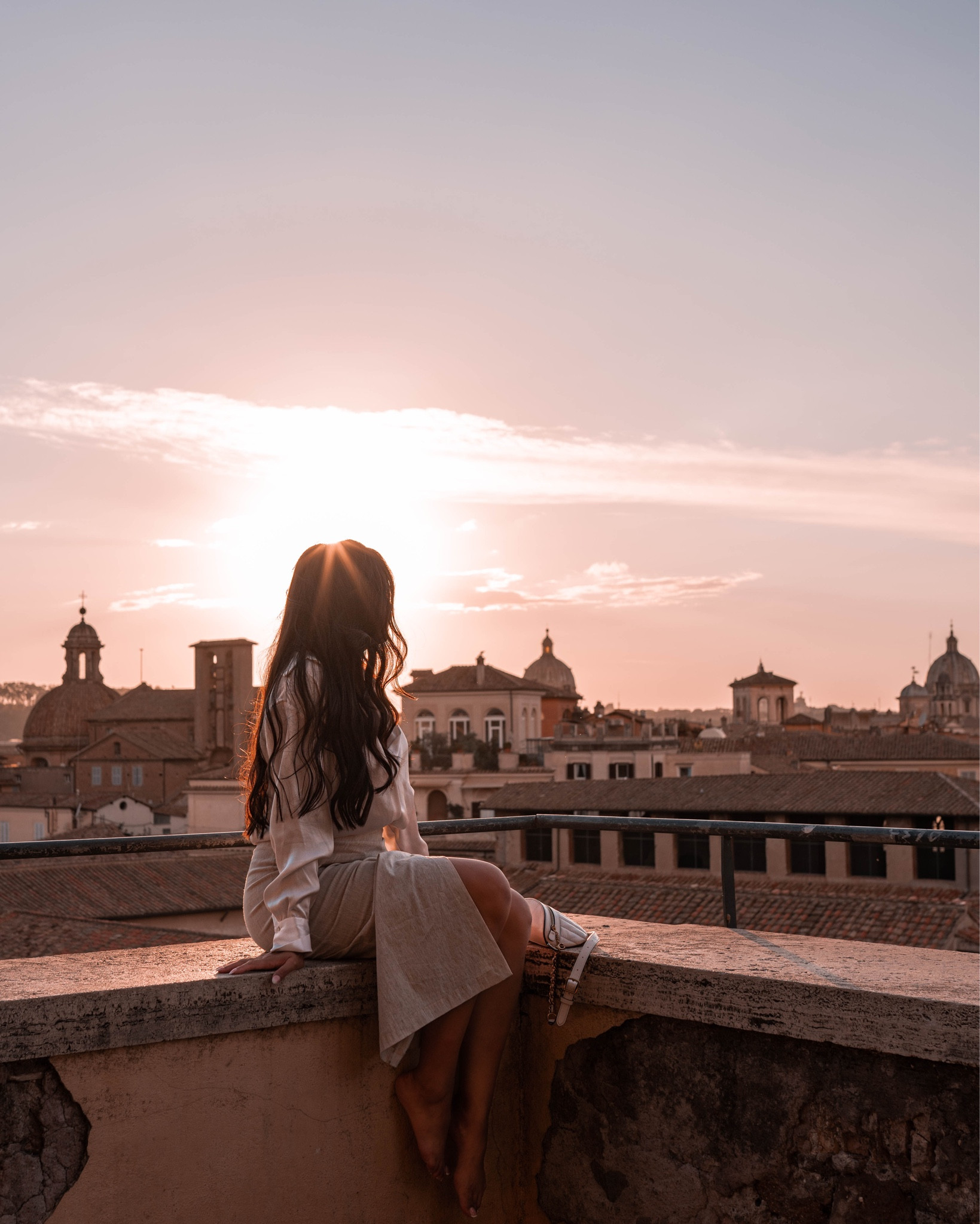 Sunset views over the Eternal City✨

belt bag | travel outfit 

#LTKtravel #LTKitbag #LTKstyletip