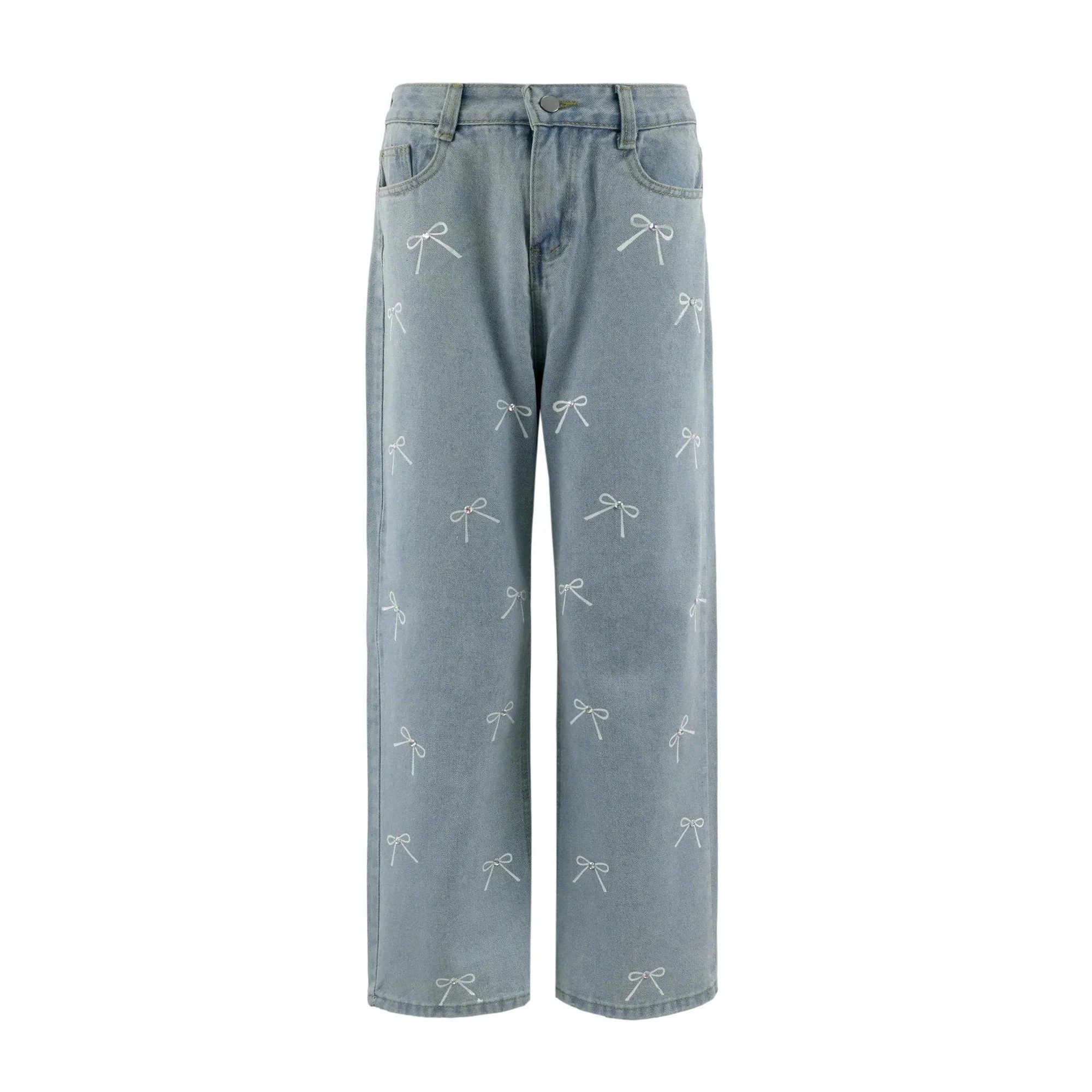 Crystal Bows Jeans | Lola + The Boys