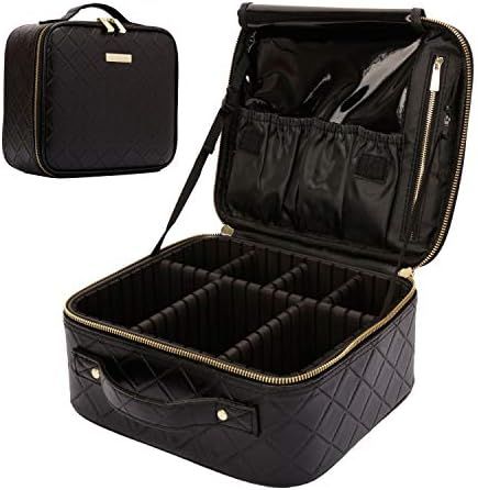 Amazon.com: ROWNYEON Makeup Travel Case Rhomboid Makeup Bag Organizer Portable Cosmetic Makeup Tr... | Amazon (US)