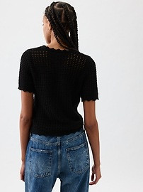 Crochet Sweater T-Shirt | Gap Factory