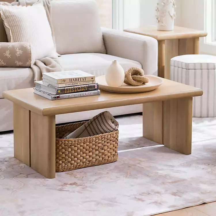 New! Brooklyn Wood Coffee Table | Kirklands