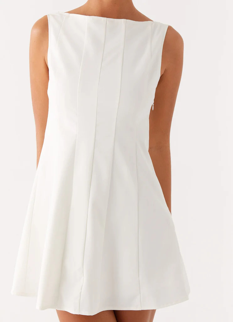 Emelie Mini Dress - White | Peppermayo (Global)