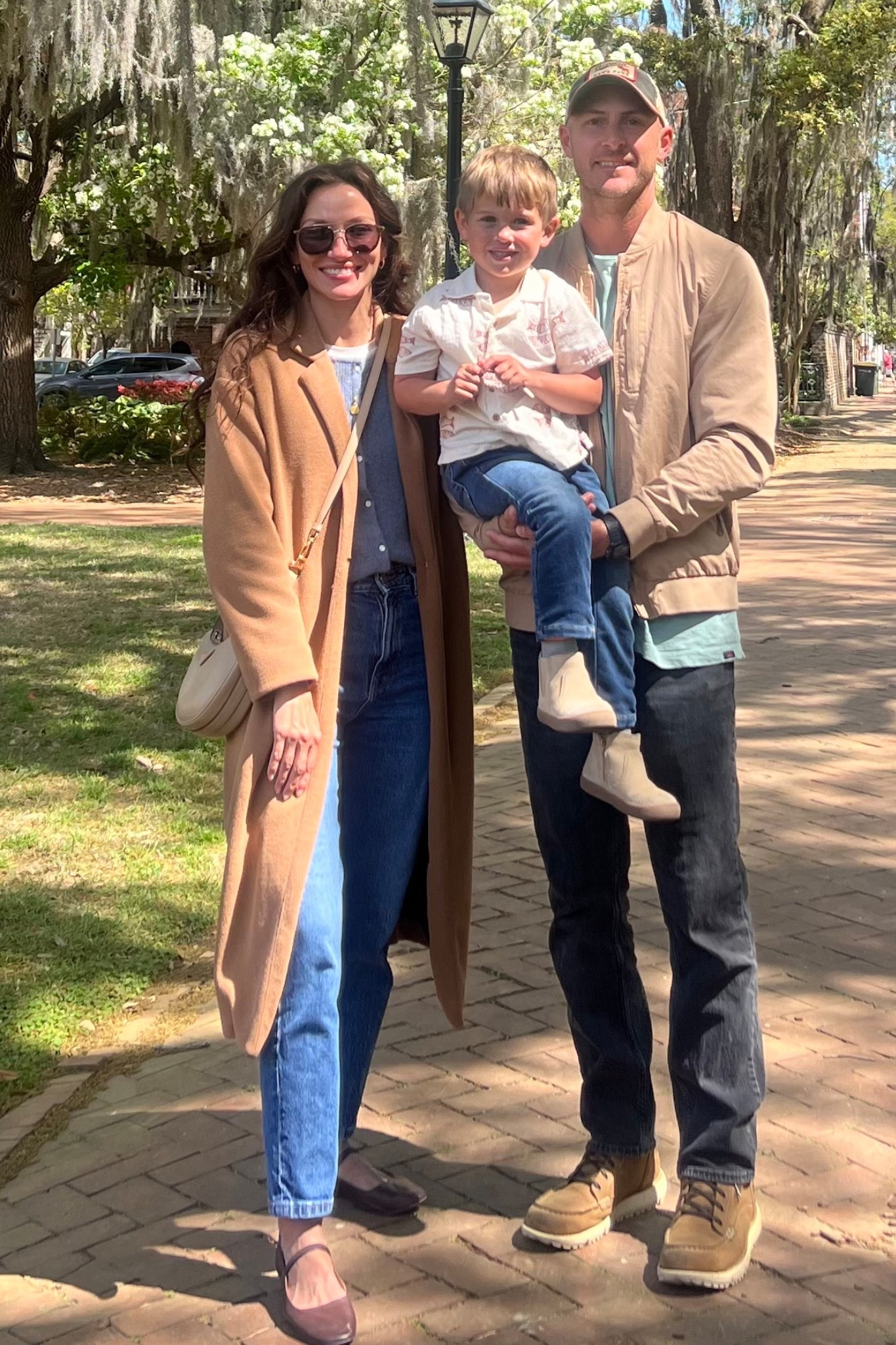 Chilly sprint outfit idea with pieces you can wear year round! My sweater color is vintage blue 

#LTKootd #LTKOver40 #LTKgrwm