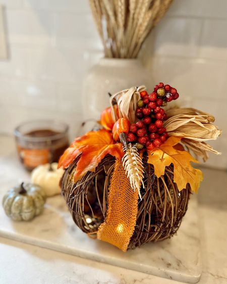 Walmart home find for Fall // light up rattan pumpkin // cozy home for fall idea 

#LTKhome #LTKfindsunder50 #LTKSeasonal