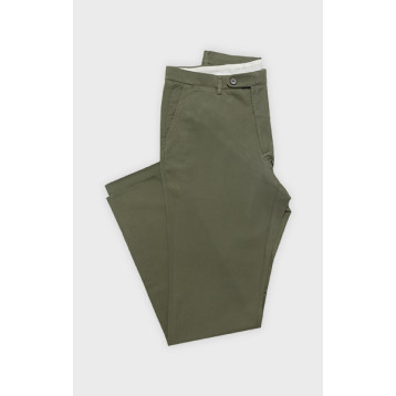 Fatigue Green High Rise Chinos | SPIER & MACKAY