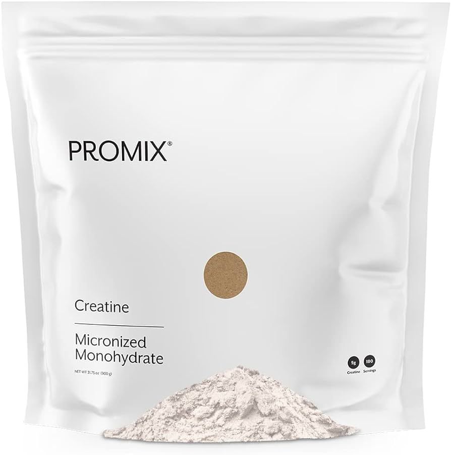 ProMix Creatine Monohydrate Powder, Unflavored - 180 Servings, 5g of Micronized Creatine per Serv... | Amazon (US)
