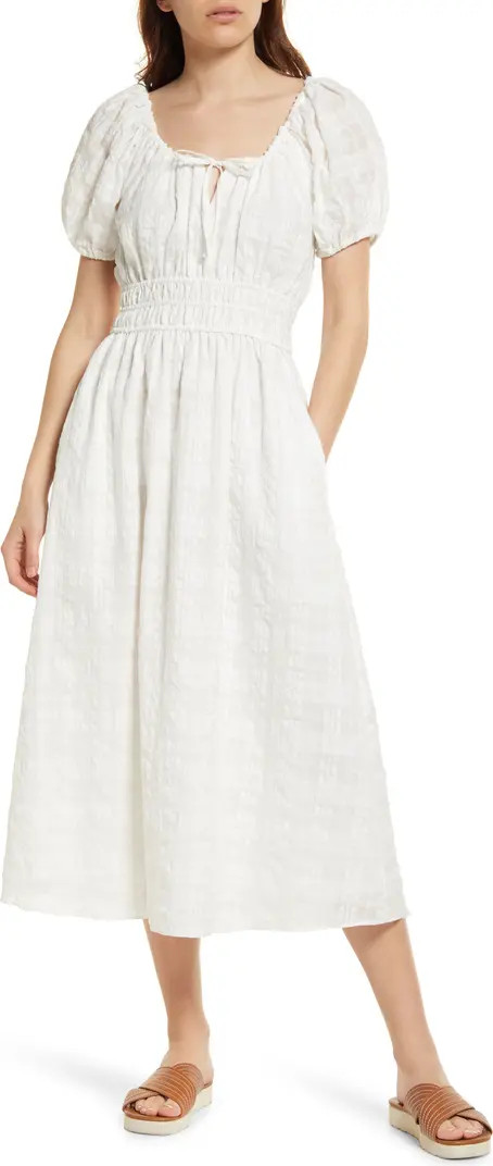 Madewell Check Seersucker Sophia Dress | Nordstrom | Nordstrom