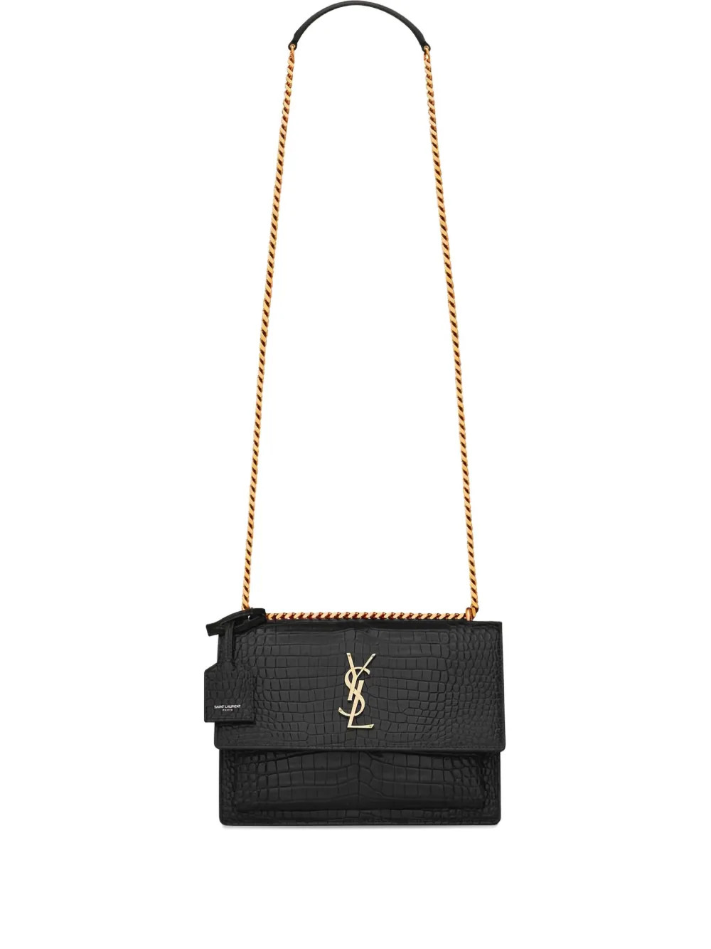 Saint Laurent Medium Sunset Shoulder Bag | Black | FARFETCH CA | Farfetch Global