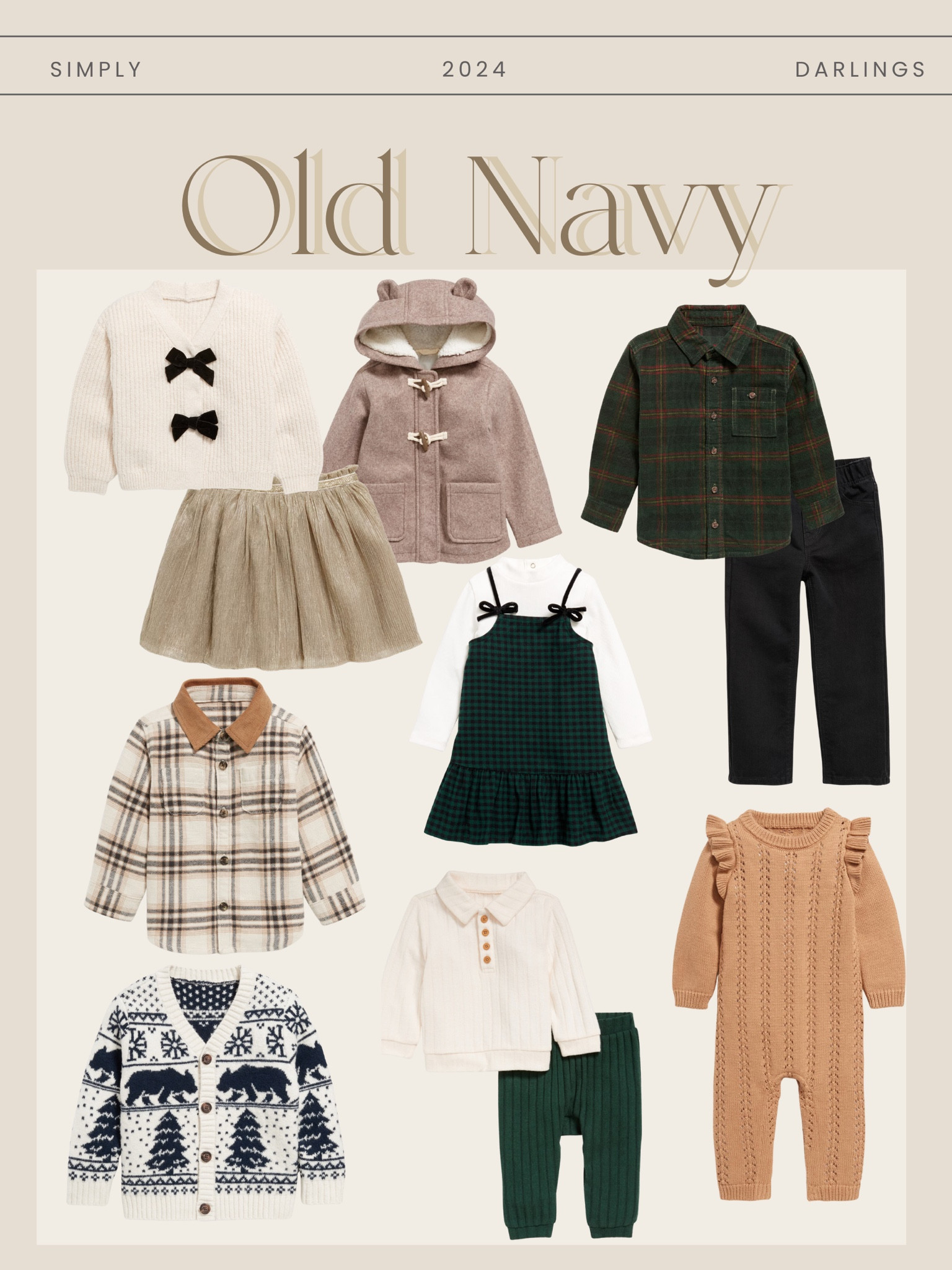 Old navy looks for kids! 