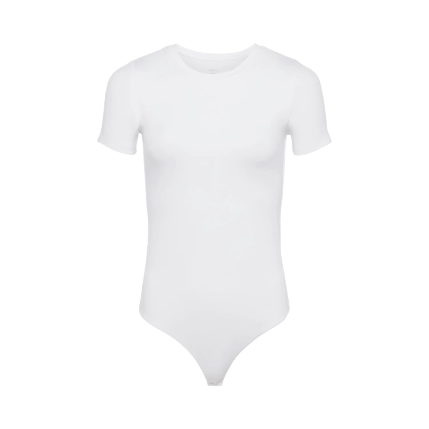 Short Sleeve Crewneck Bodysuit | nuuds