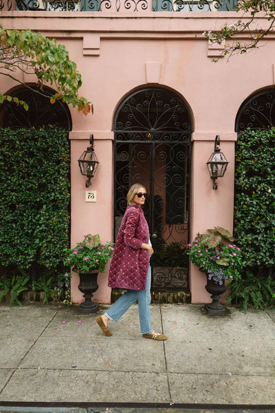 Jackie Coat - Wine | Julia Amory