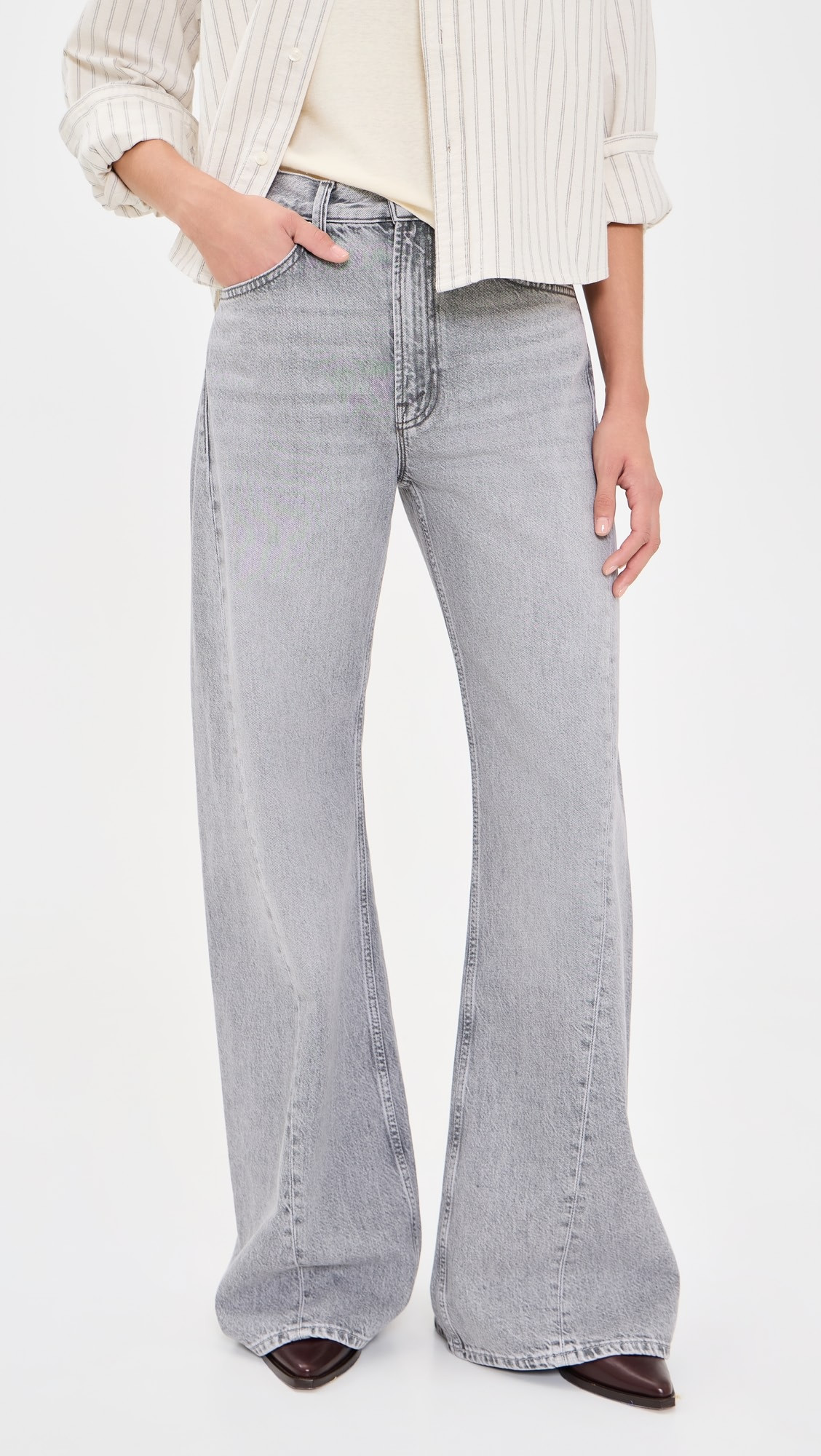 MOTHER The Lemon Twist Sneak Jeans | Shopbop | Shopbop