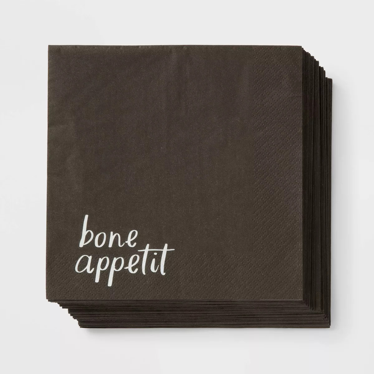 Halloween 30ct Black Bone Appetite Lunch Napkins - Spritz™ | Target