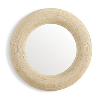 Round Rattan Mirror | Grandin Road | Grandin Road