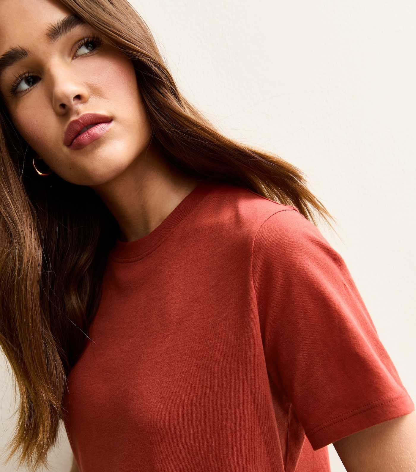 Red Cotton Crew Neck T-Shirt | New Look | New Look (UK)