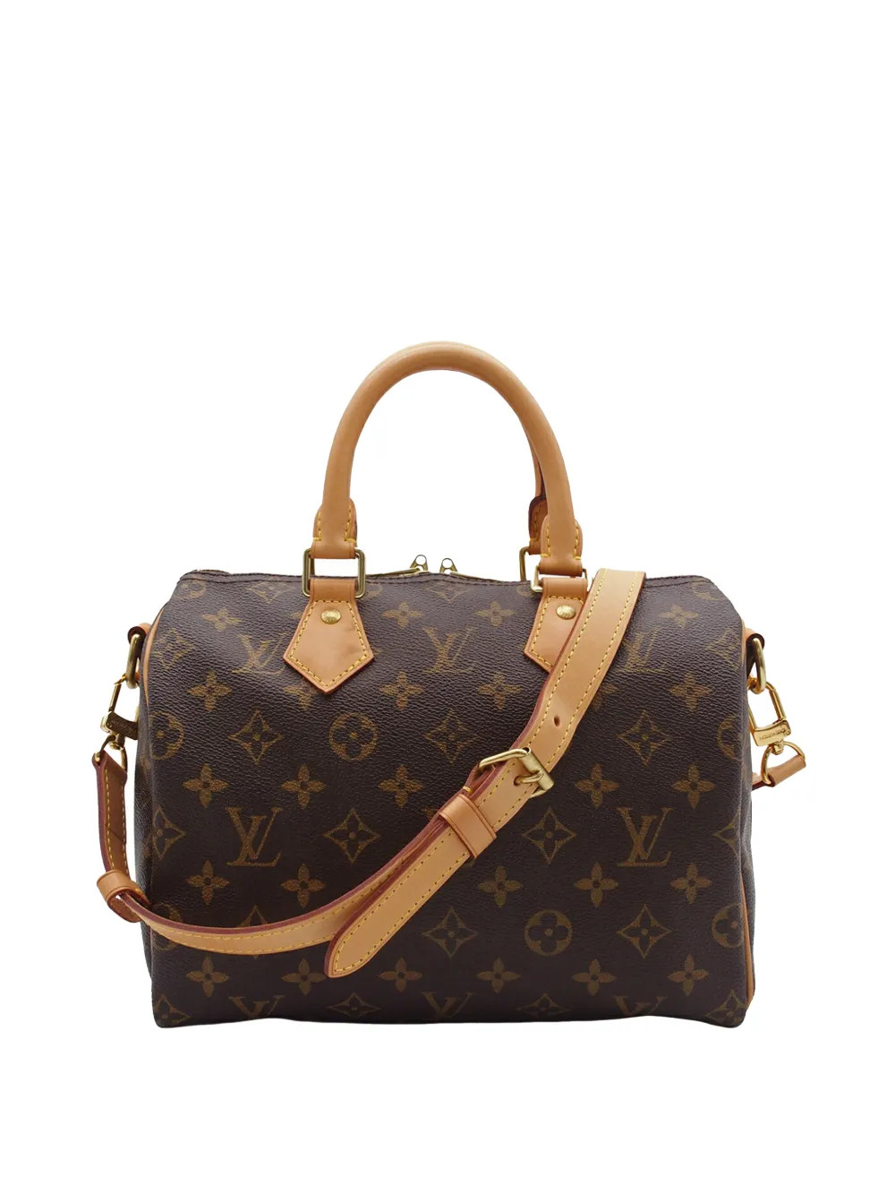 Louis Vuitton Pre-Owned 2017 Monogram Speedy Bandouliere 25 satchel - Brown | Farfetch Global