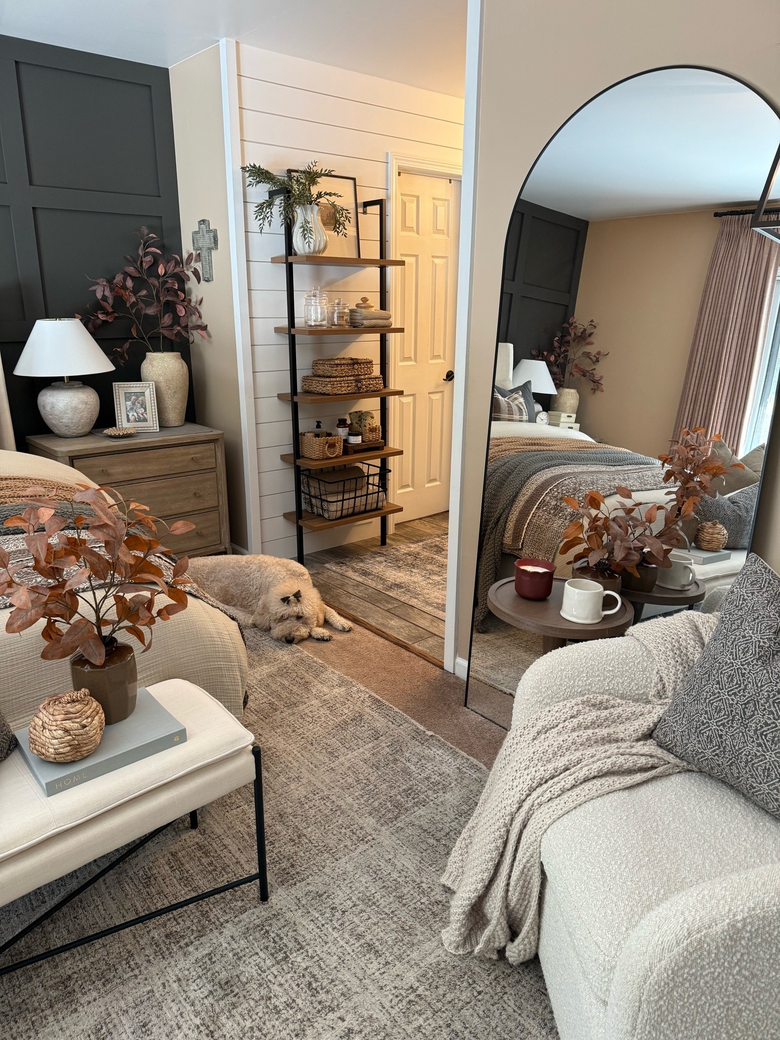 Little Fall Moments Around Home 🍂 I love this view so much this time of year. 🤎 Just a few warm fall touches mixed in with all the cozy layers make this space feel so inviting. And of course, Bella found the coziest spot in the room. 🐾

#CozyHome #BedroomDecor #NeutralHomeDecor #FallDecorating #HomeDecorInspo #CozyBedroom #AutumnHome #HomeStyling

#LTKSeasonal #LTKSaleAlert #LTKHome