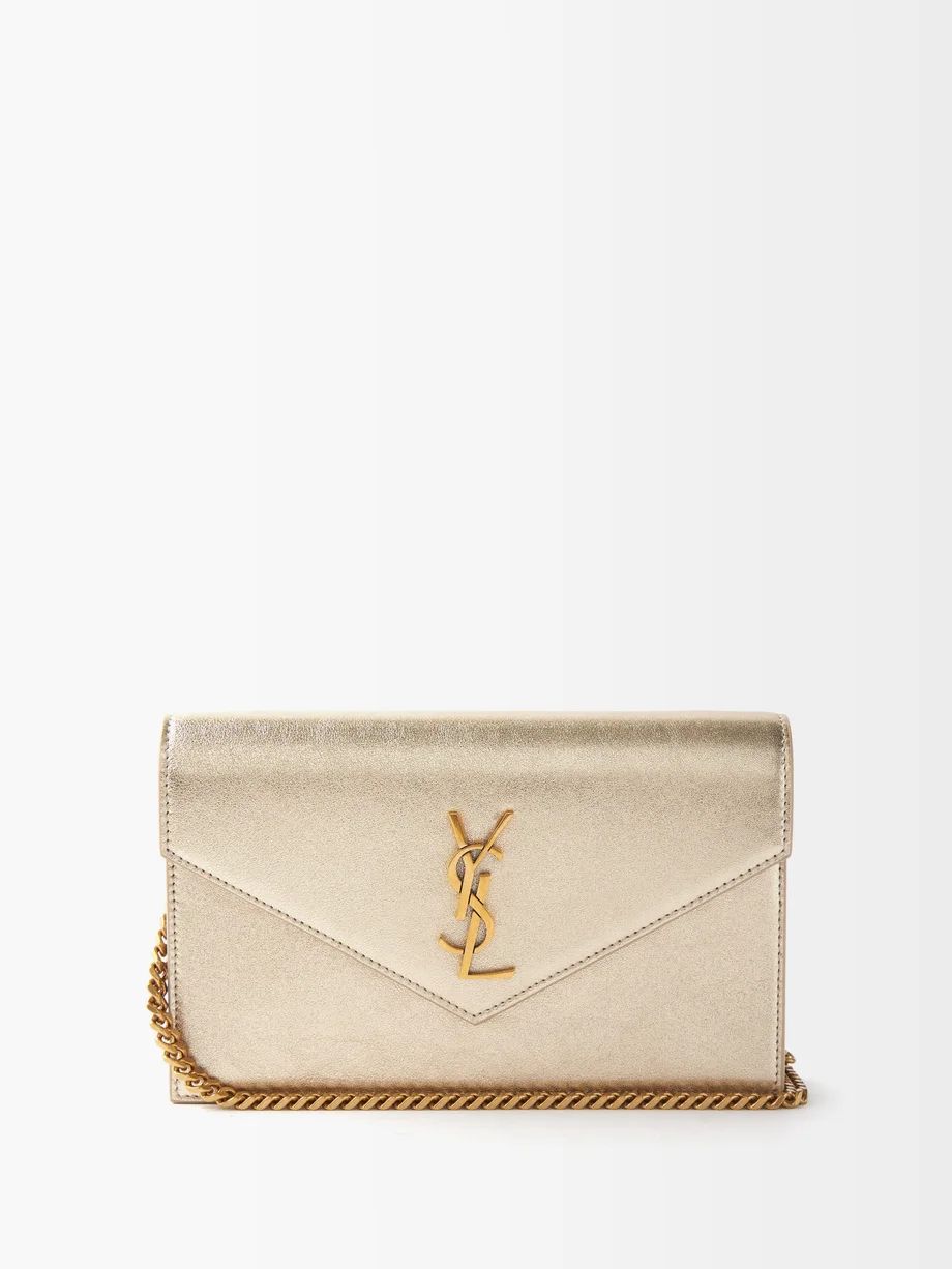 Envelope YSL-logo leather cross-body bag | Matches (US)