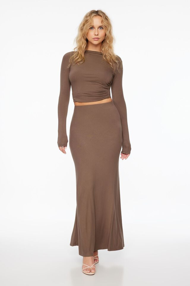 Adriana Maxi Skirt | Dynamite Clothing