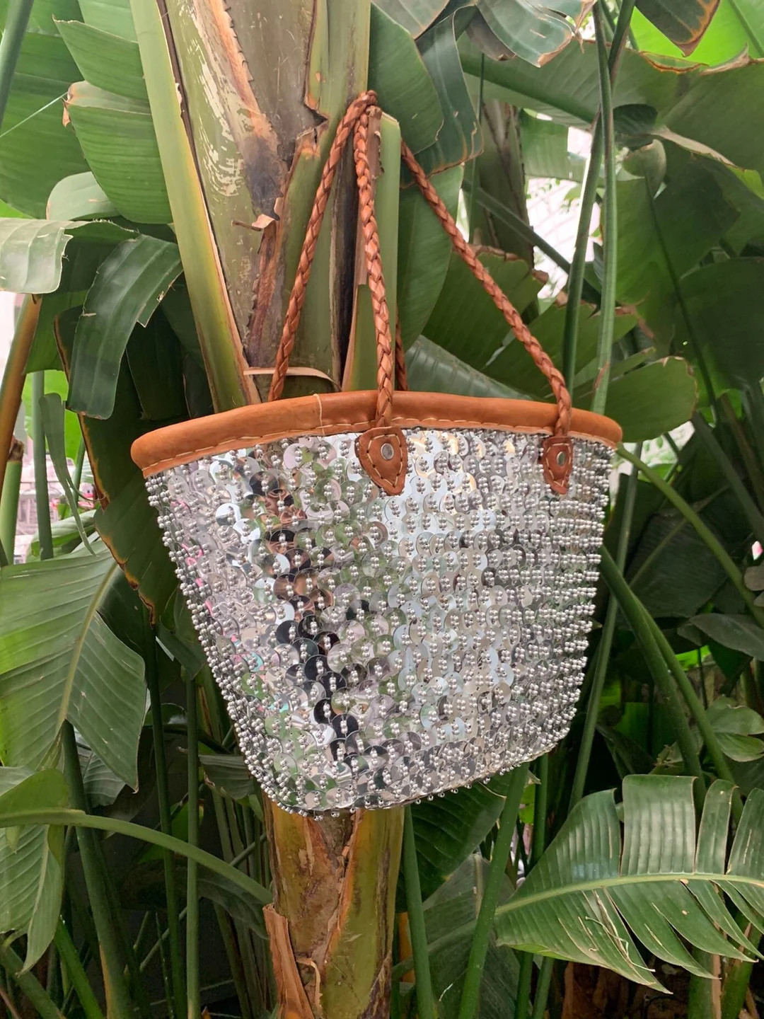 Panier En Osier Paillettes 100% Fait Main - Etsy | Etsy (US)