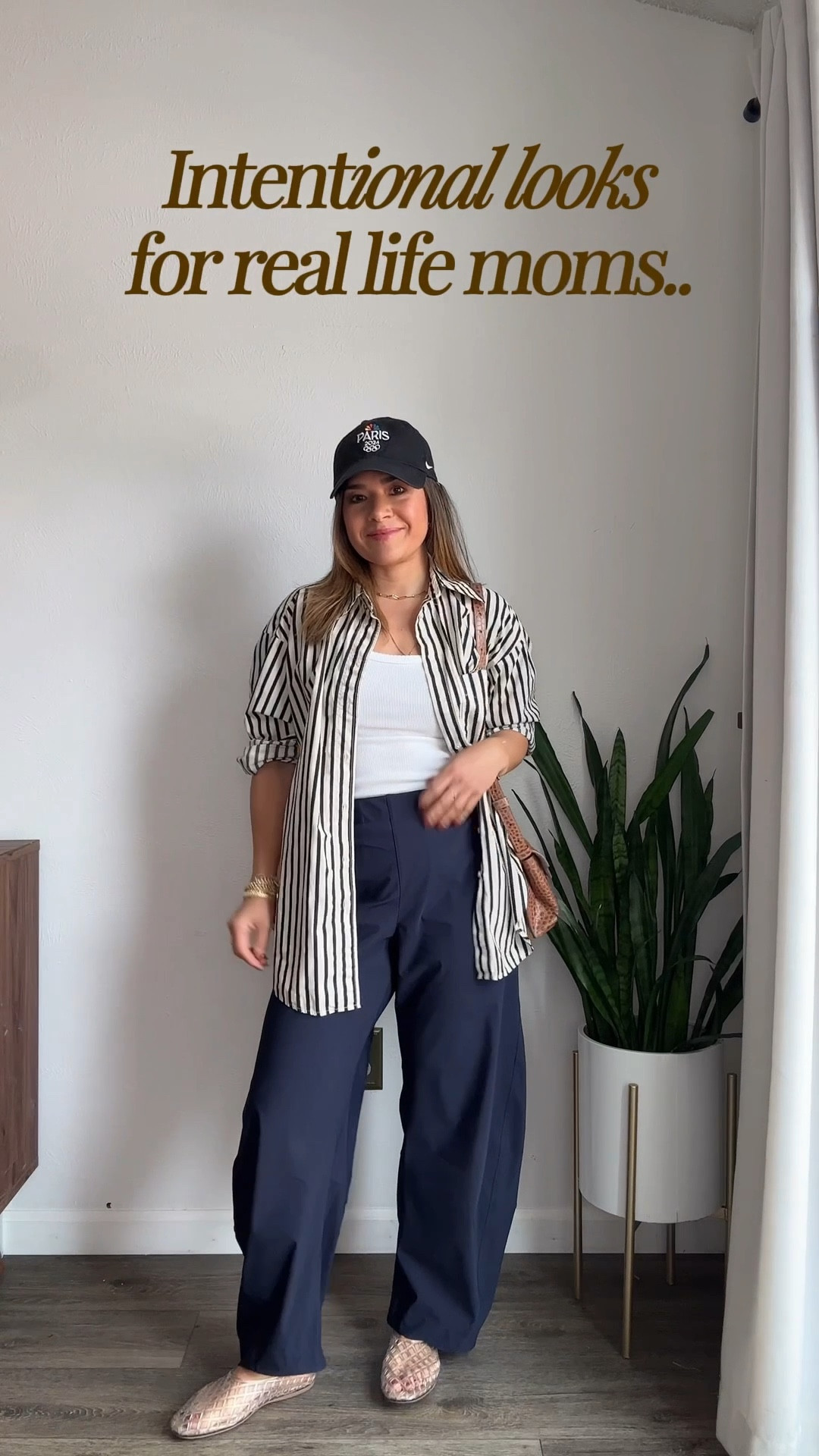 Real life mom outfit inspo! This look turned out so cute! These pants were such a good Amazon find! The pants are super soft and stretchy! 
Top size xs
Shirt is old! Linking similar ones
Pants size small


#LTKmomlife #LTKMothersDay #LTKootd