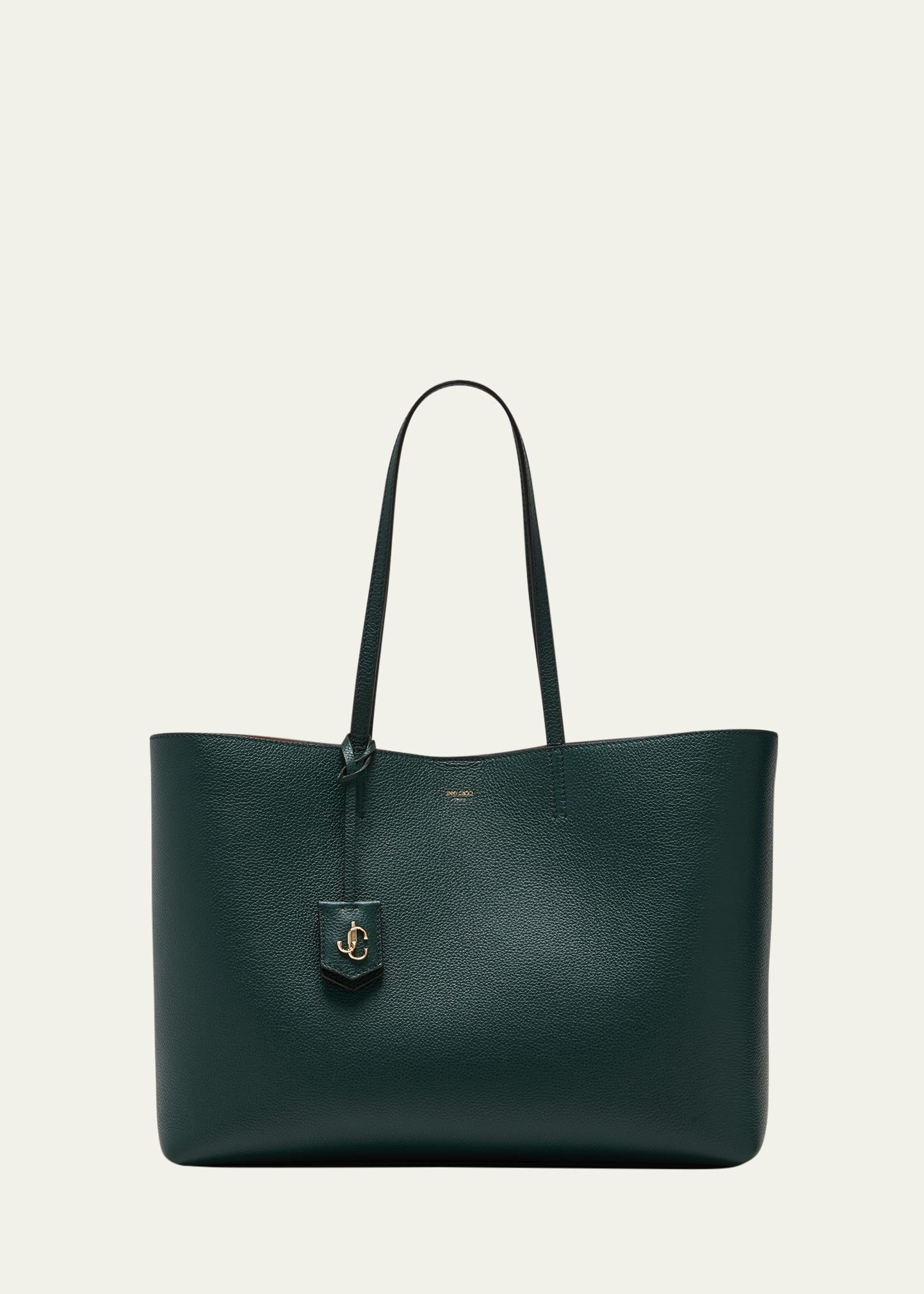 Jimmy Choo Nine2Five East-West Leather Tote Bag | Bergdorf Goodman