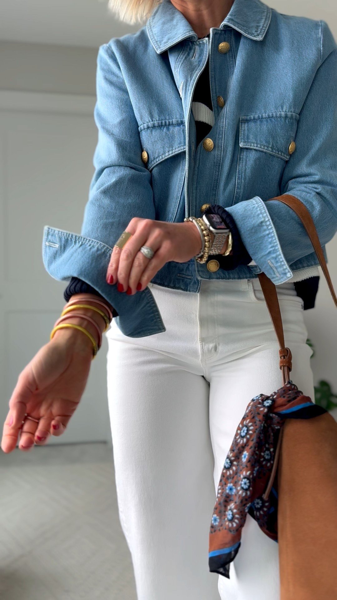 Cuffing the sleeves of your jacket is an easy way to add a styled touch!

#LTKStyleTip #LTKOver40 #LTKSeasonal