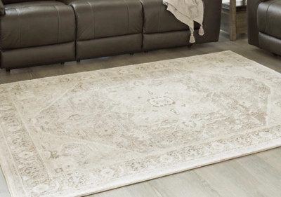 Gatwell 8' x 10' Rug, Ivory/Gray/Tan | Ashley