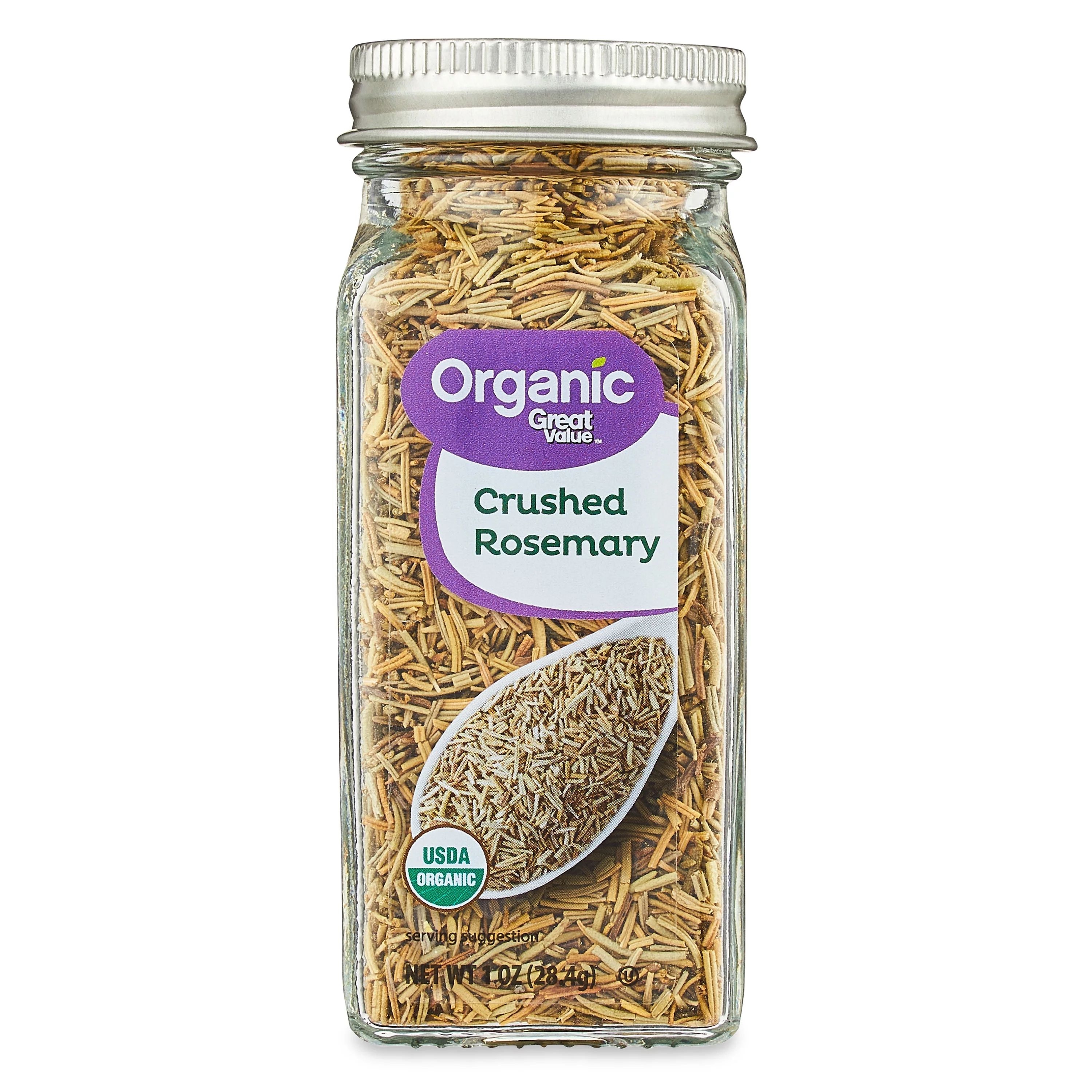 Great Value Organic Crushed Rosemary, 1 oz - Walmart.com | Walmart (US)
