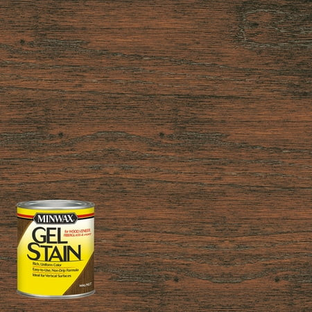 Gel Stain Walnut, Half Pint | Walmart (US)
