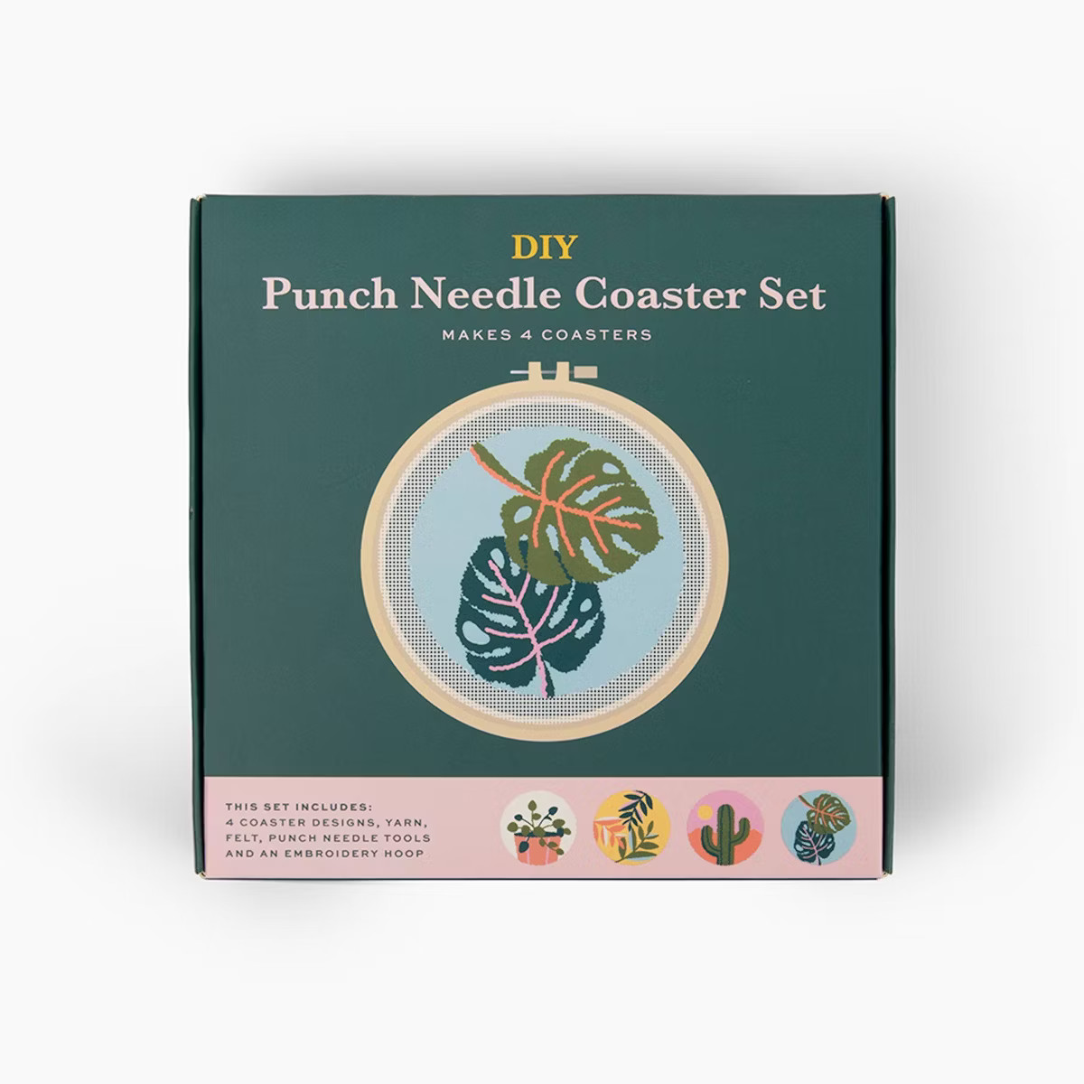 Love x June 4ct Do-It-Yourself Punch Needle Coasters Set | Target