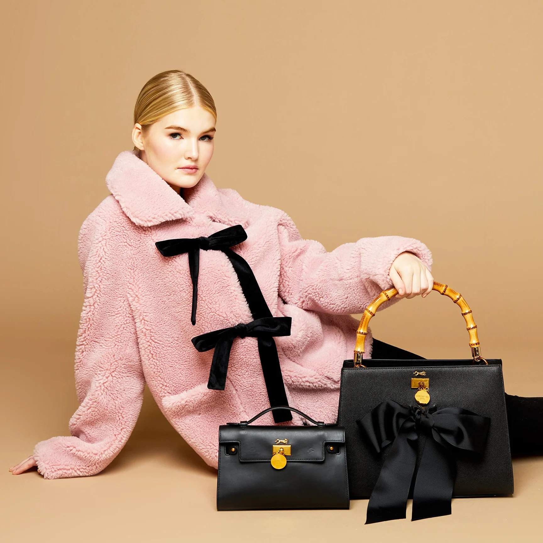 MINKY TEDDY COAT - ROSE | MME.MINK