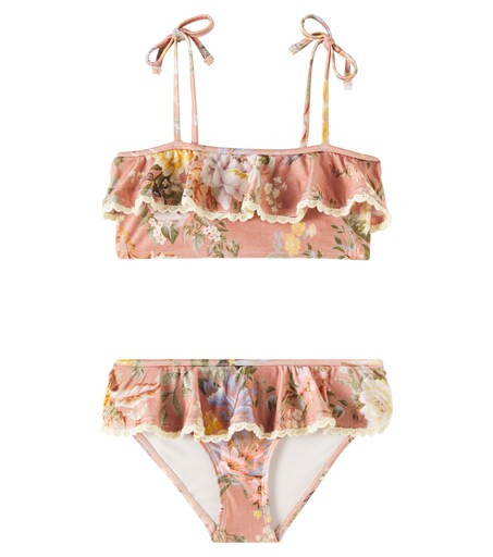 Tallow lace-trimmed floral bikini | Mytheresa (US/CA)