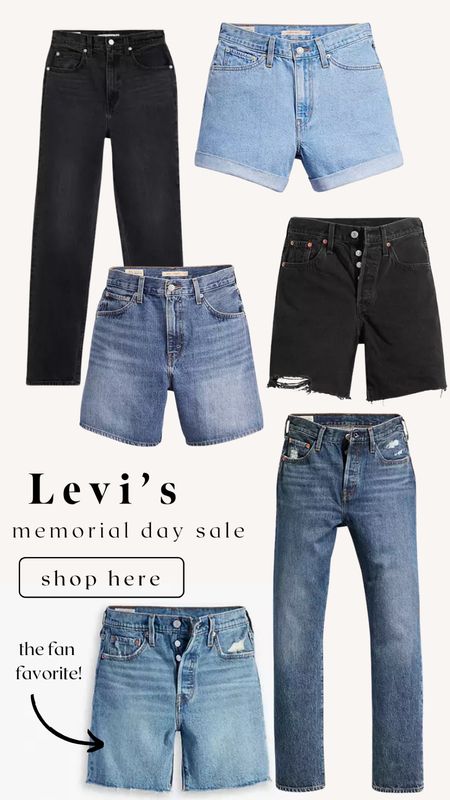 Levi’s Memorial Day sale 
Fan favorite midsize mid length shorts 
Rigid jeans
Jean shorts sale

#LTKSeasonal #LTKSaleAlert #LTKMidsize