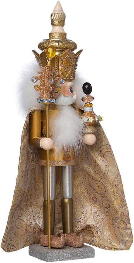 Amazon.com: Kurt Adler 18-Inch Hollywood Gold King Nutcracker : Home & Kitchen | Amazon (US)