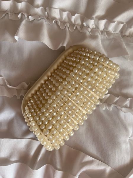 Cult Gia, Pearl bag, Pearl clutch, evening bag, statement bag, bridal bag, wedding bag, wedding guest bag

#LTKfit #LTKFind #LTKwedding