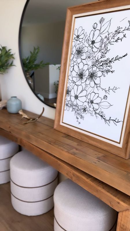 Spring home refresh with this floral print framed art from Amazon! I’m also linking my console table that I always get questions about. These stools are in stock too! 

#LTKhome #LTKVideo #LTKsalealert