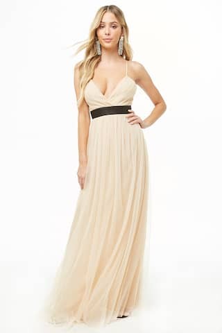 Surplice Tulle Gown | Forever 21 (US)