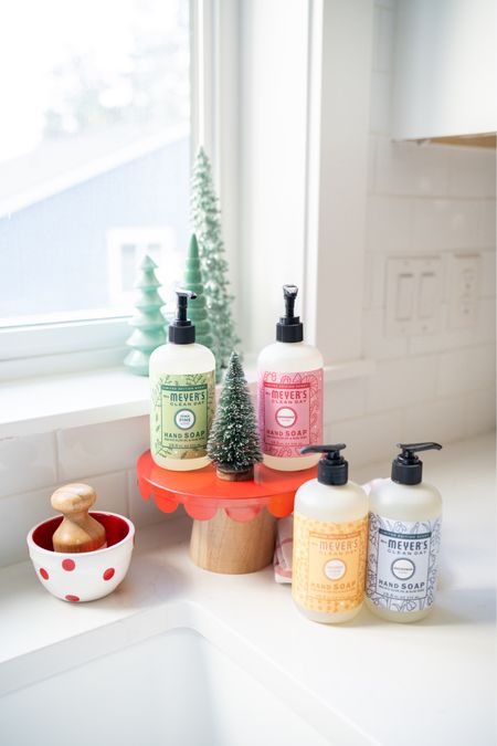#ad One of my favorite things to do when the seasons change is to switch out the @mrsmeyerscleanday hand soaps throughout my home! ... you can save 10% off #MrsMeyers Holiday seasonal scents so it’s a great time to stock up! Their holiday scents smell amazing. We also love their dish soap, multi-surface everyday cleaners and candles! Mrs. Meyers products are made with plant-derived ingredients, essential oils and other thoughtfully formulated ingredients. Make sure to grab the newest holiday scents on your next Target run! #MrsMeyersPartner #Target #MrsMeyers #TargetPartner  #liketkit

#LTKhome #LTKSeasonal #LTKHoliday