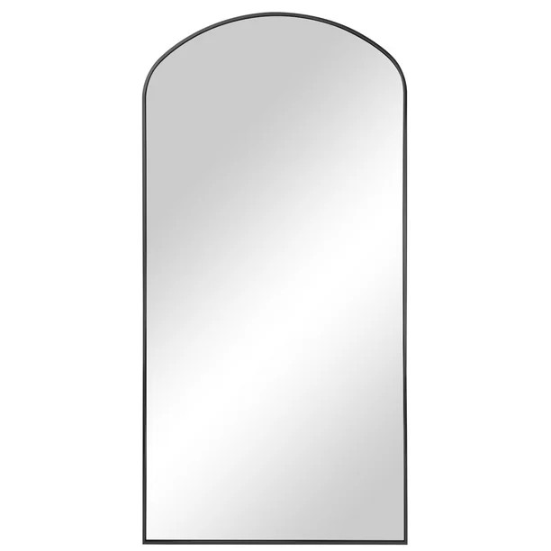 Better Homes & Gardens 30x60 Arch Black Finish Mirror | Walmart (US)
