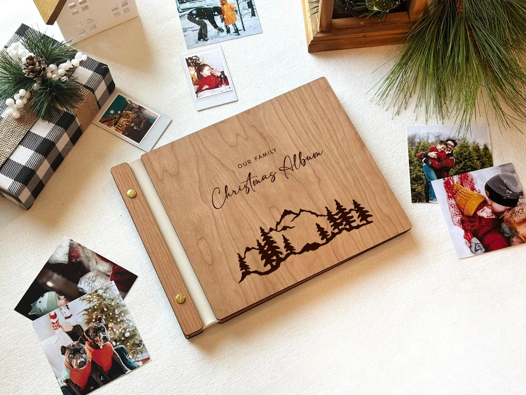 2024 Family Christmas Album Holiday Card or Photo Scrapbook - Etsy | Etsy (US)