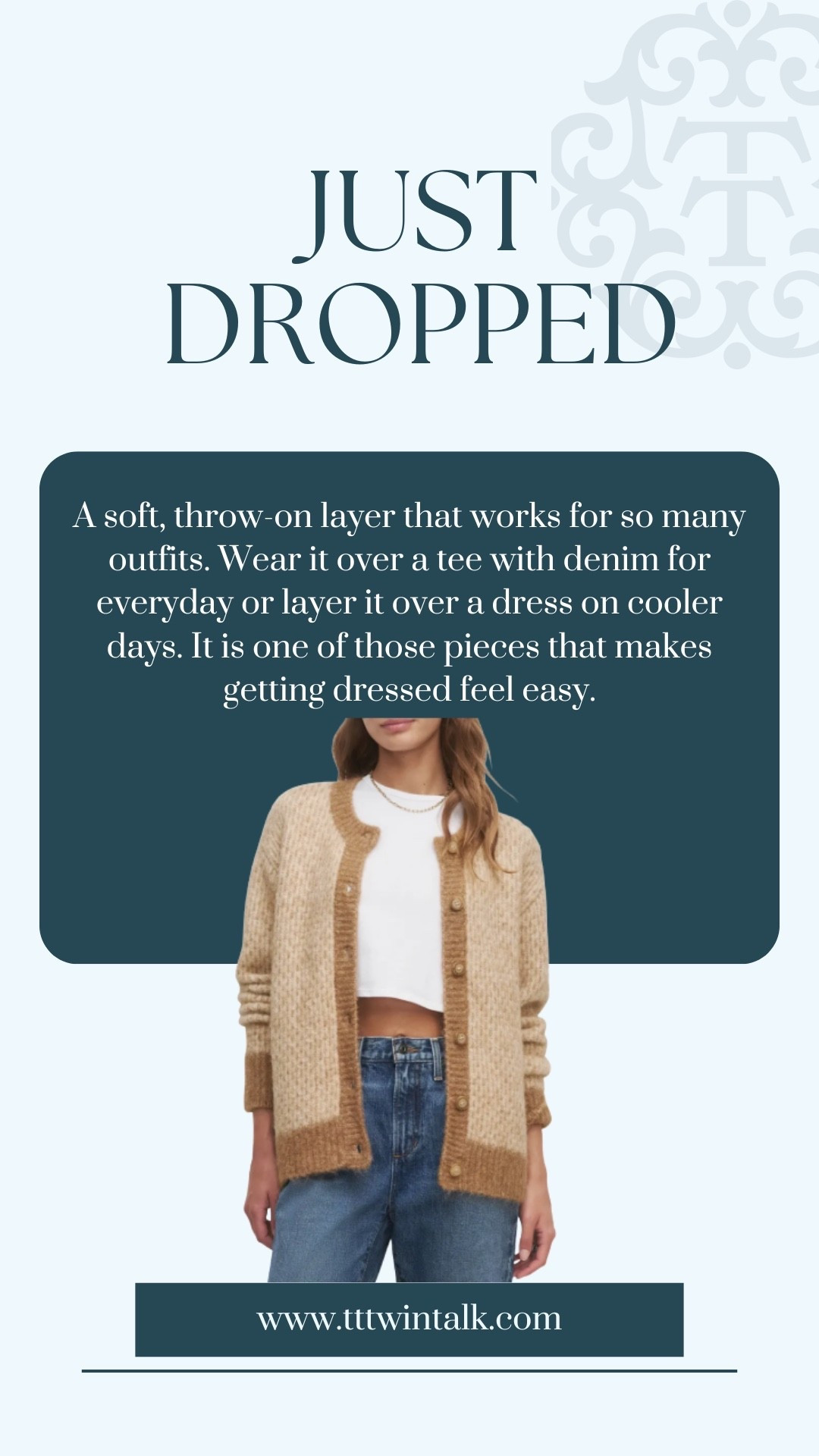 A soft, throw-on layer that works for so many outfits. Wear it over a tee with denim for everyday or layer it over a dress on cooler days. It is one of those pieces that makes getting dressed feel easy.

#LTKOver40 #LTKSeasonal #LTKMidsize