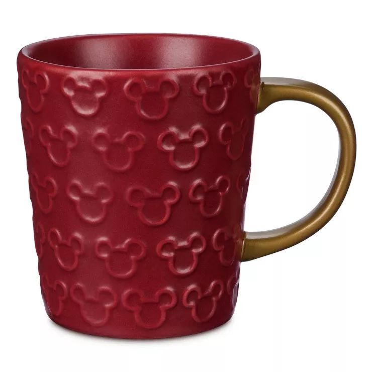 Mickey Mouse and Friends 13oz Stoneware Holiday Mug Red | Target